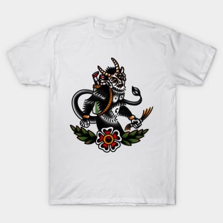 Traditional Krampus Tattoo Piece T-Shirt